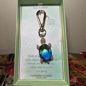 NIB Turtle Key Chain/Bag Charm